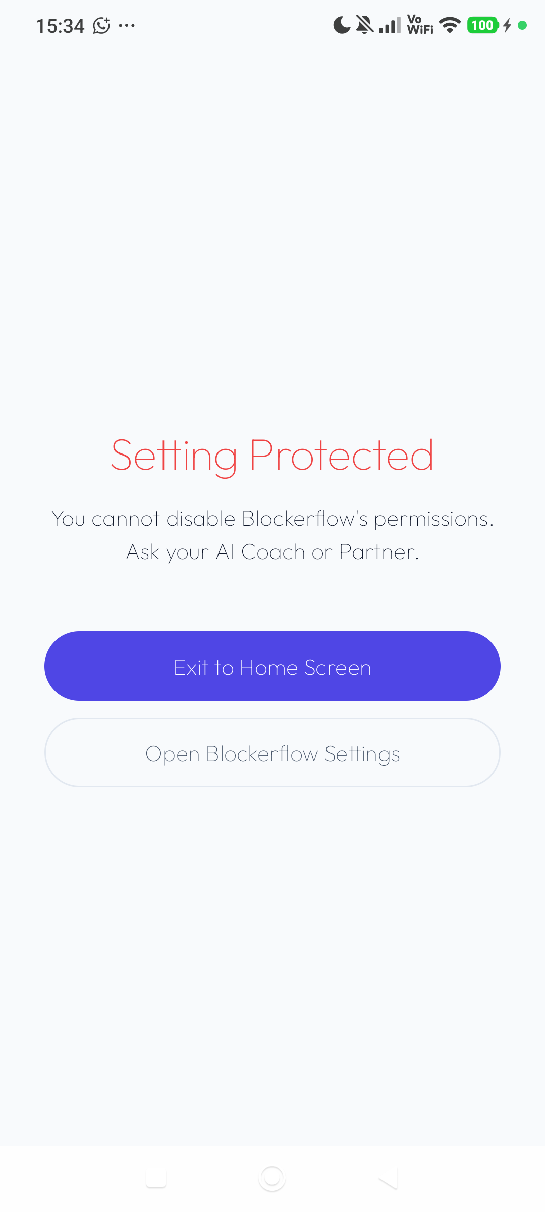 Turn on Uninstall Protection screenshot