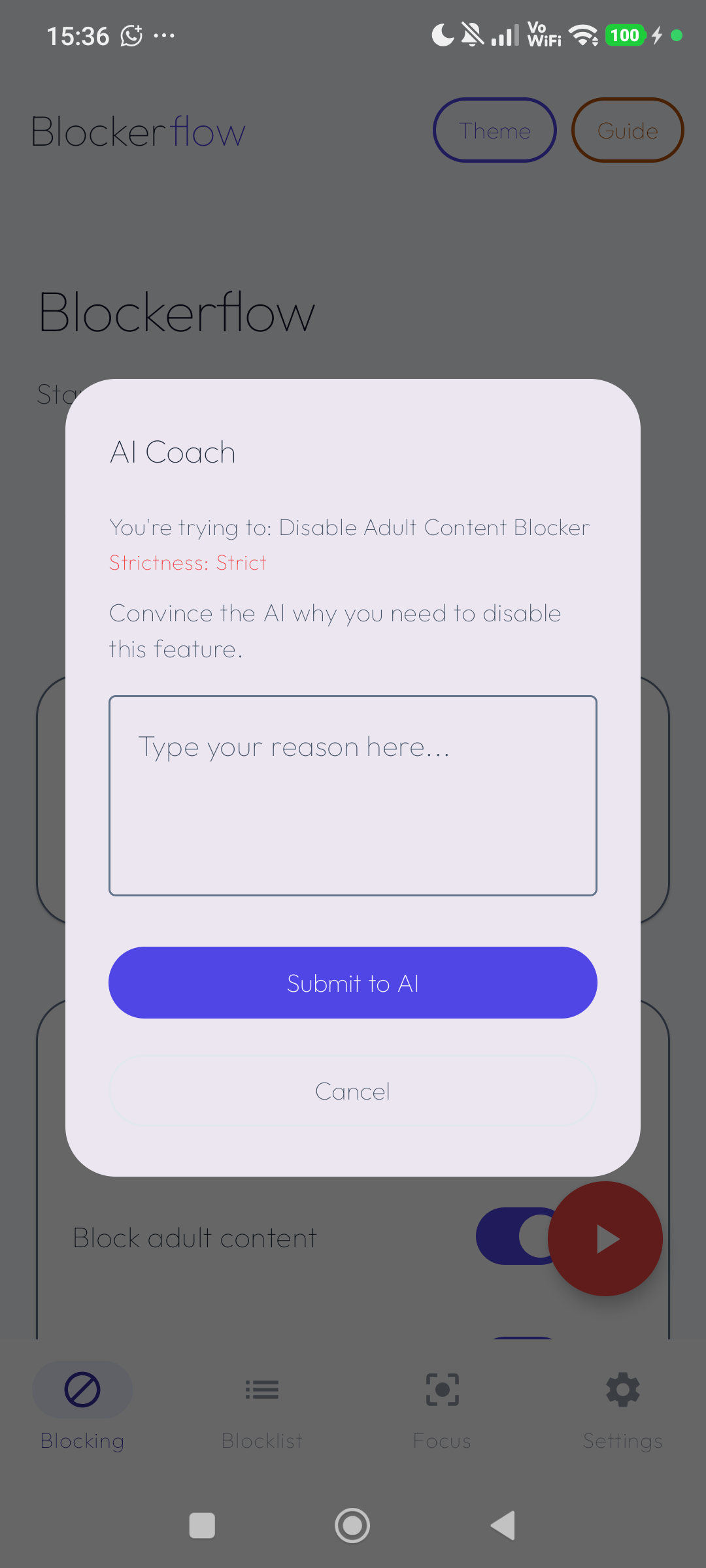 AI Coach screenshot